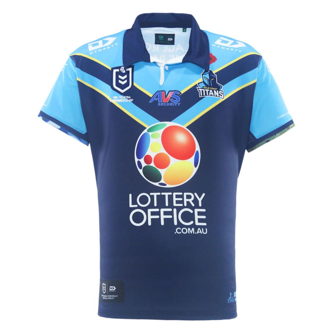Gold Coast Titans 2025 ANZAC Jersey