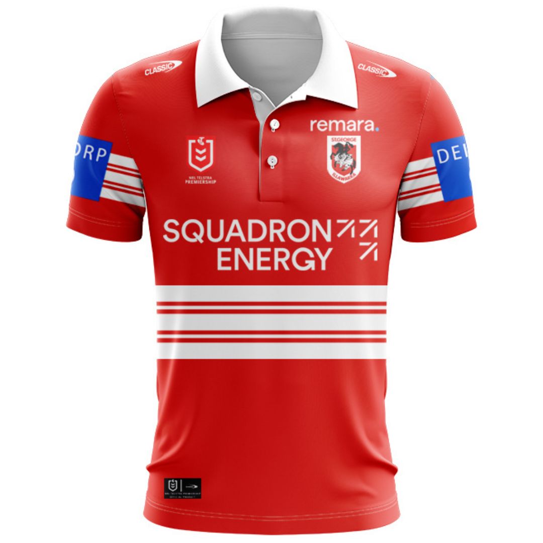 St George Illawarra Dragons 2026 Away Polo Shirt