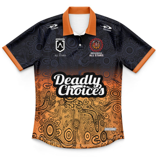 Indigenous All Stars 2025 Kids Training Polo Shirt