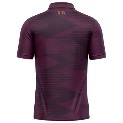 2024 Brisbane Broncos Run Out Polo Shirt