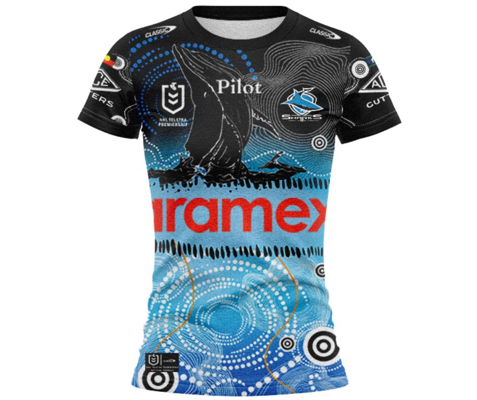 Cronulla Sutherland Sharks 2025 Women's Indigenous Shirt