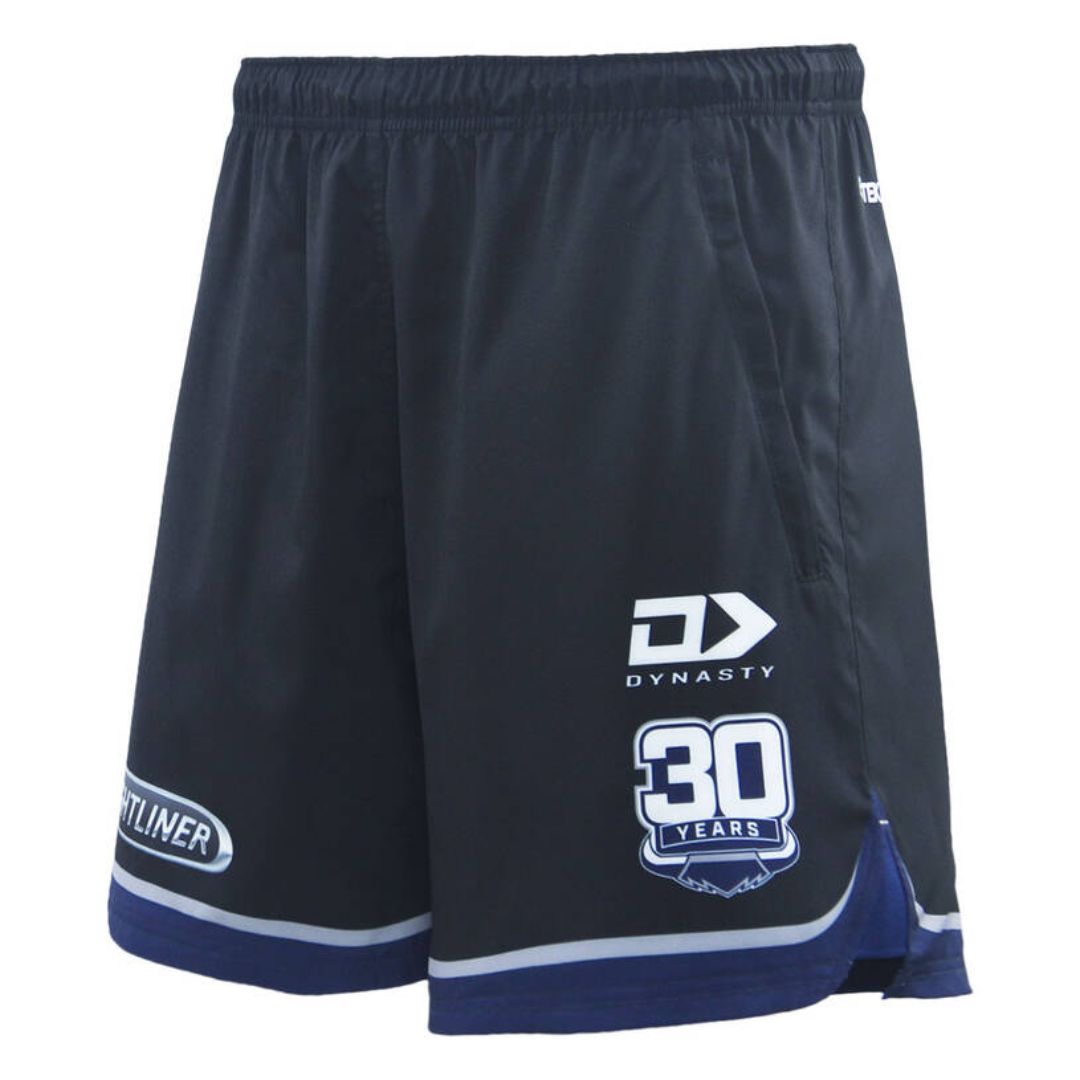 North Queensland Cowboys 2025 Black Gym Shorts