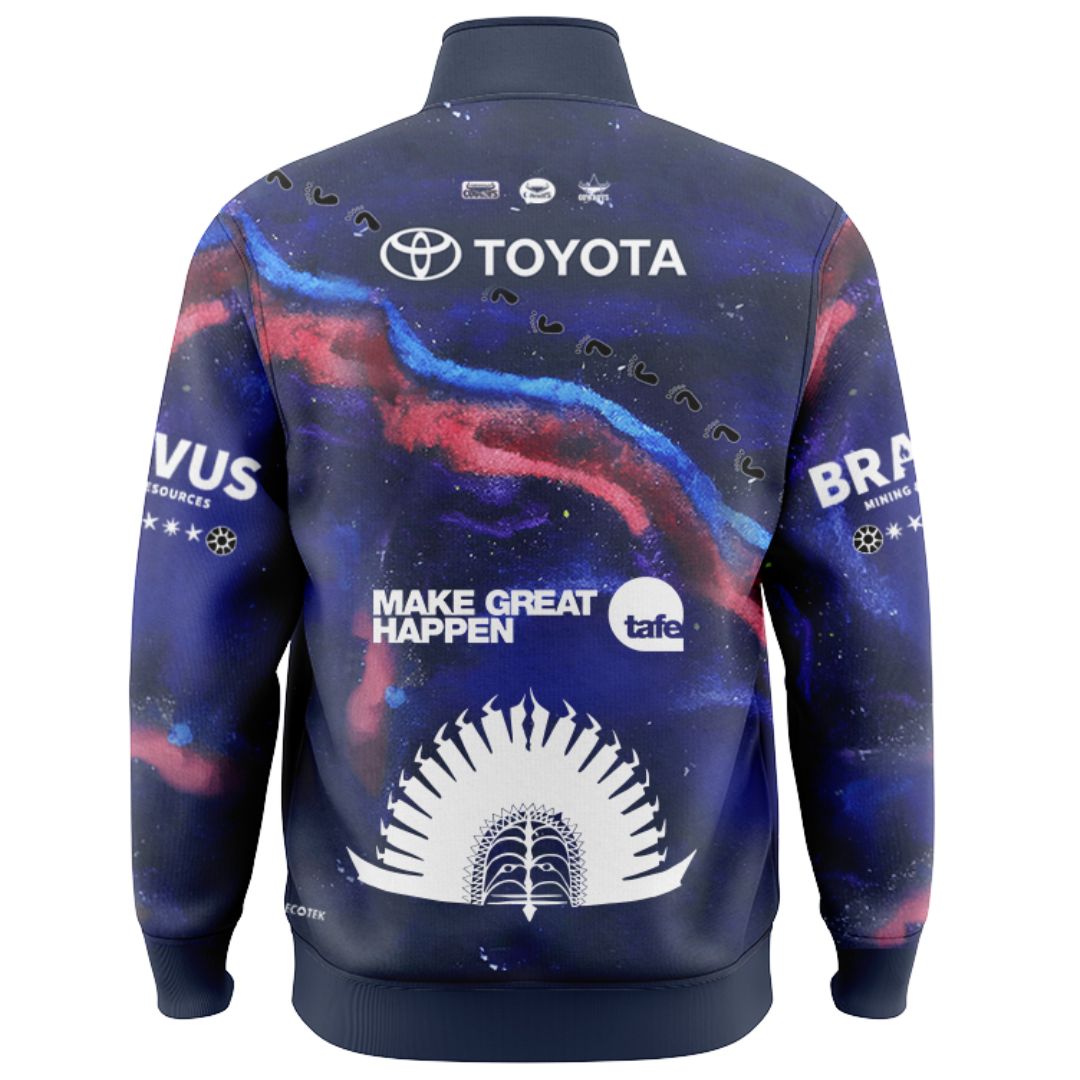 North Queensland Cowboys 2025 Indigenous Jacket with Zipper