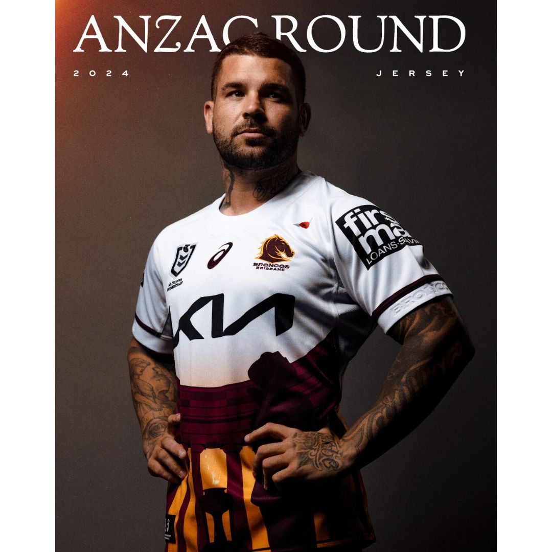 2024 Brisbane Broncos ANZAC Jersey