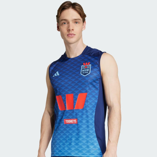 NSW Blues State Of Origin 2025 Training Singlet