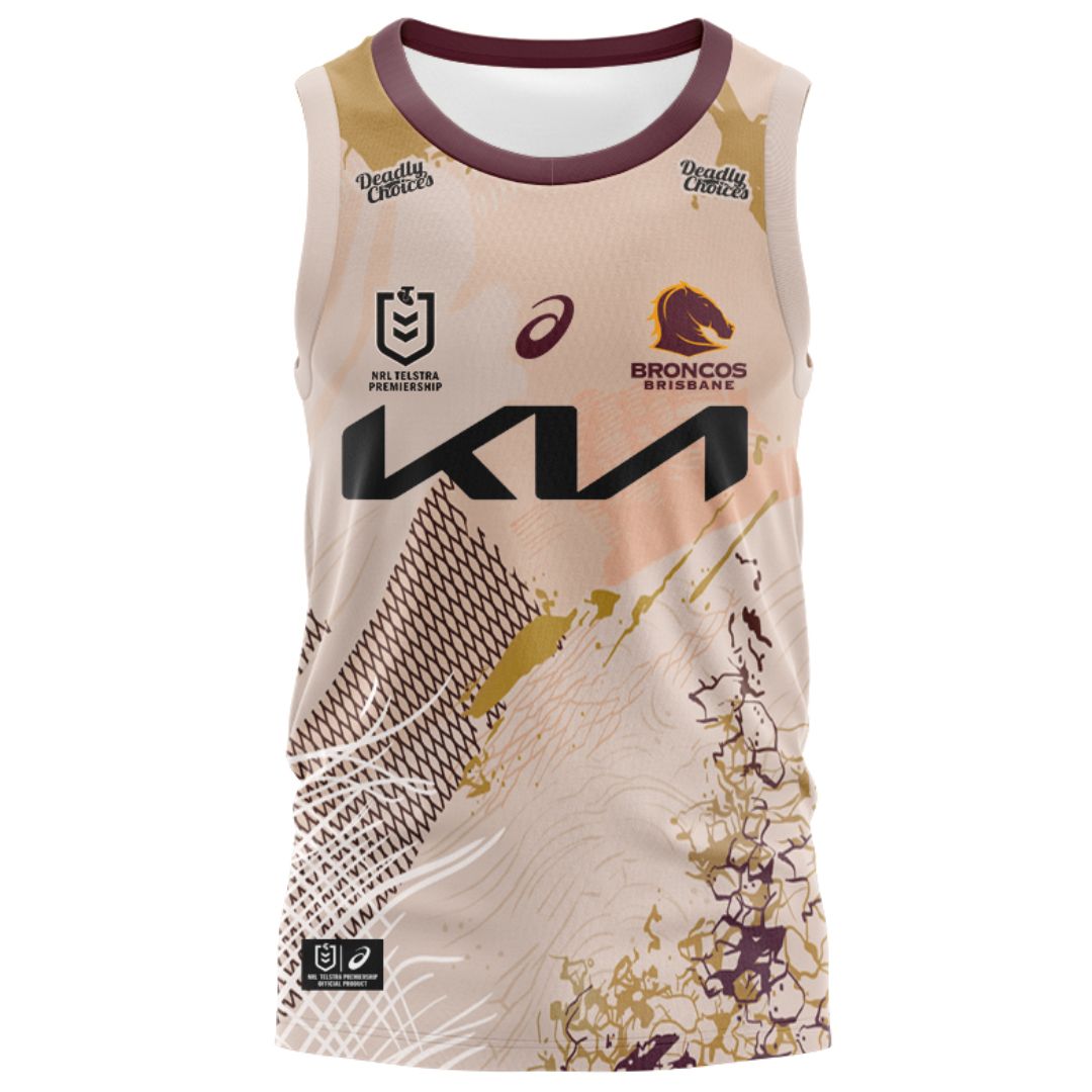 Brisbane Broncos 2025 Indigenous Singlet