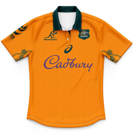 Australian Wallabies 2025 Kids Lions Tour Polo Shirt