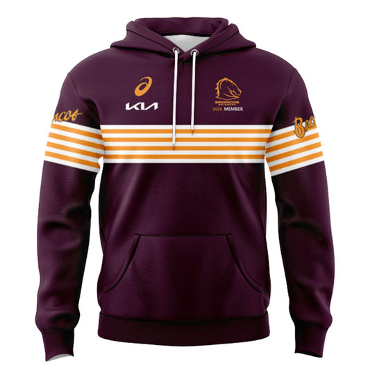 Brisbane Broncos 2025 Members Hoodie