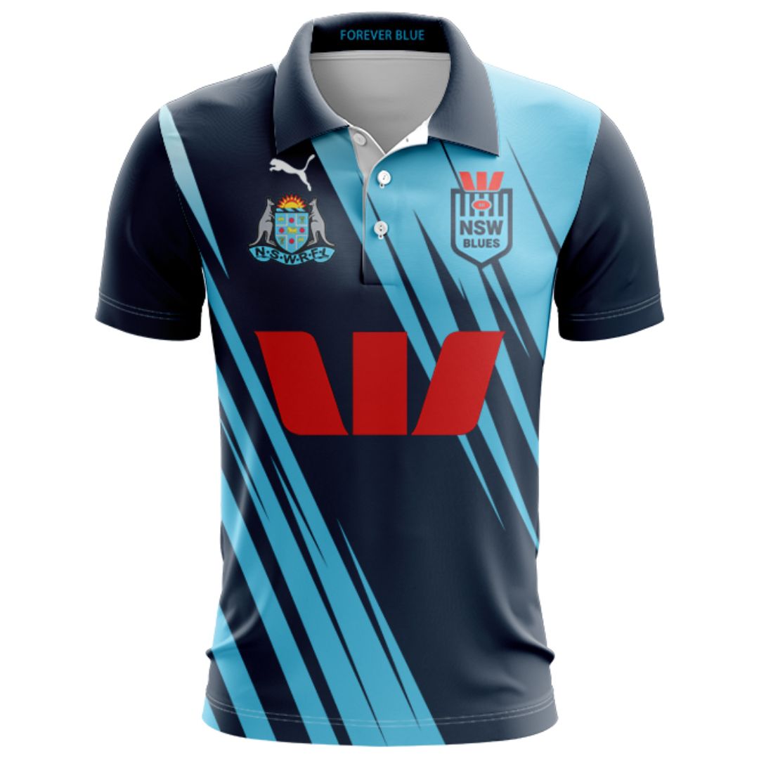 NSW Blues State Of Origin Alternate Polo Shirt