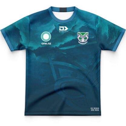 New Zealand Warriors 2025 Kids Pounamu Jersey