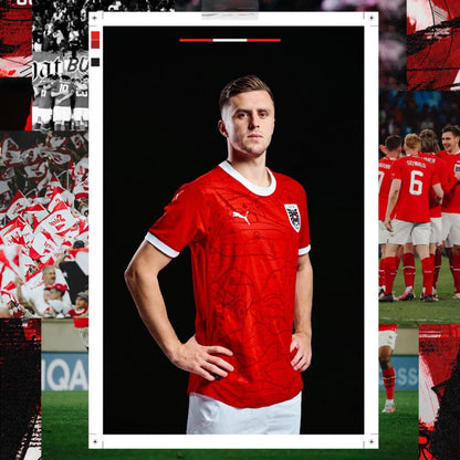 Austria Euro 2024 Home Jersey Shirt