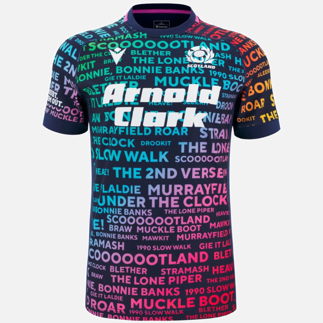 Scotland Rugby 2025/26 Words Training Jersey
