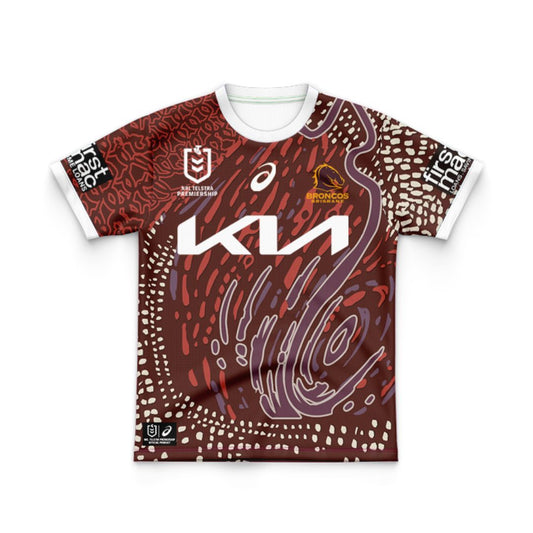 Brisbane Broncos 2024 Kids Indigenous Jersey