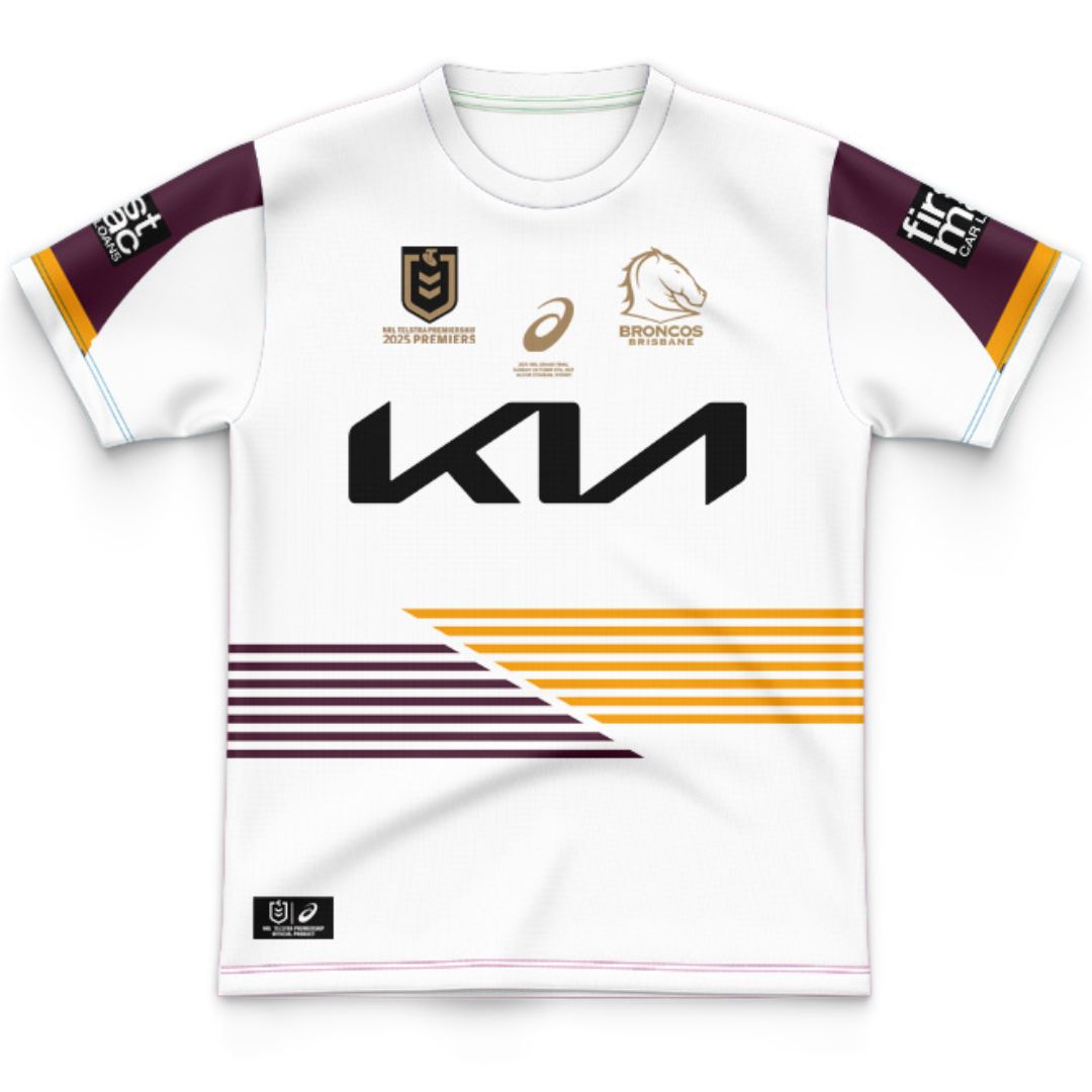 Brisbane Broncos 2025 Kids Premiers Jersey