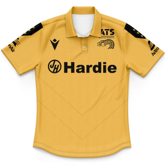 Parramatta Eels 2025 Kids Gold Training Polo Shirt