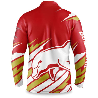 Redcliffe Dolphins 2024 Long Sleeve Ignition Fishing Shirt