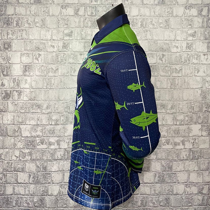 Canberra Raiders Long Sleeve Fishing Shirt