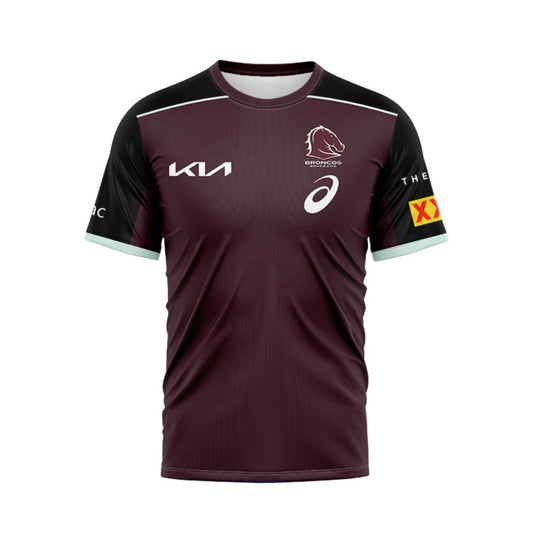 Brisbane Broncos 2025 Black Sleeve Shirt