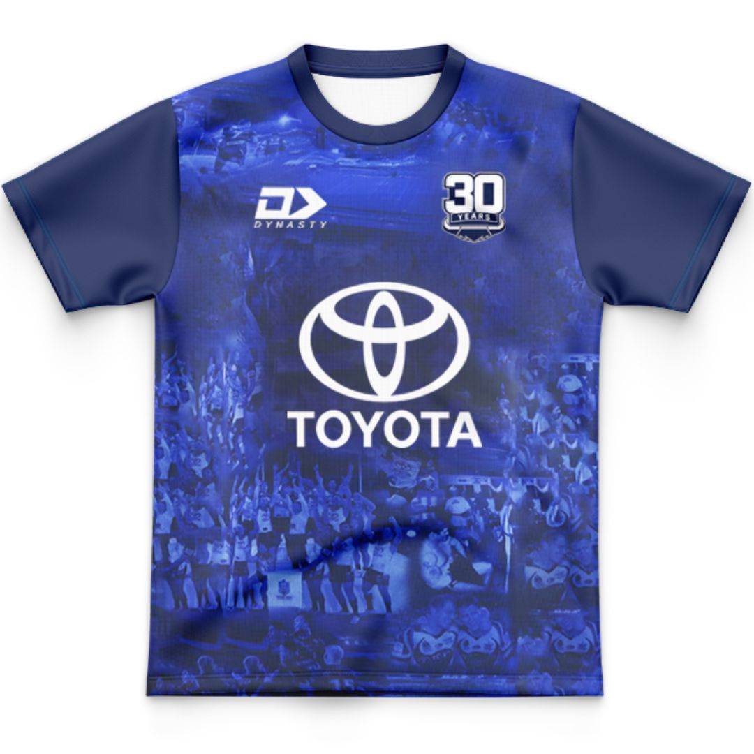 North Queensland Cowboys 2025 Kids Warm Up Jersey