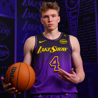 Los Angeles Lakers 2024/25 Dalton Knecht #4 City Edition Jersey