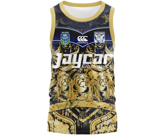 Canterbury Bankstown Bulldogs 2014 Auckland Nines Singlet