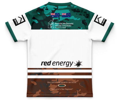 Newcastle Knights 2025 Kids ANZAC Jersey