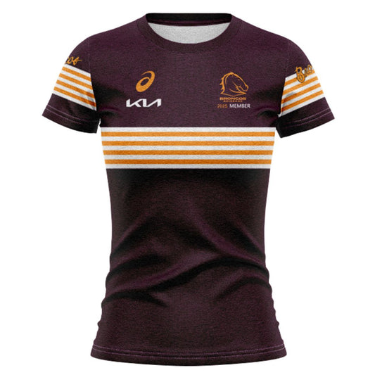 Brisbane Broncos 2025 Women's Members Shirt