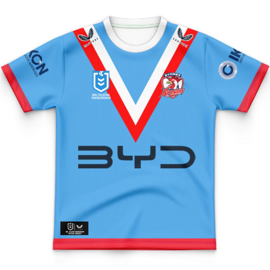 Sydney Roosters 2025 Kids ANZAC Jersey