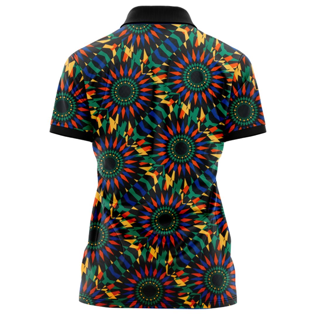 South Africa Springboks 2025 Women's Pre Match Polo Shirt