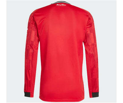 Manchester United 2025/26 Long Sleeve Home Jersey Shirt