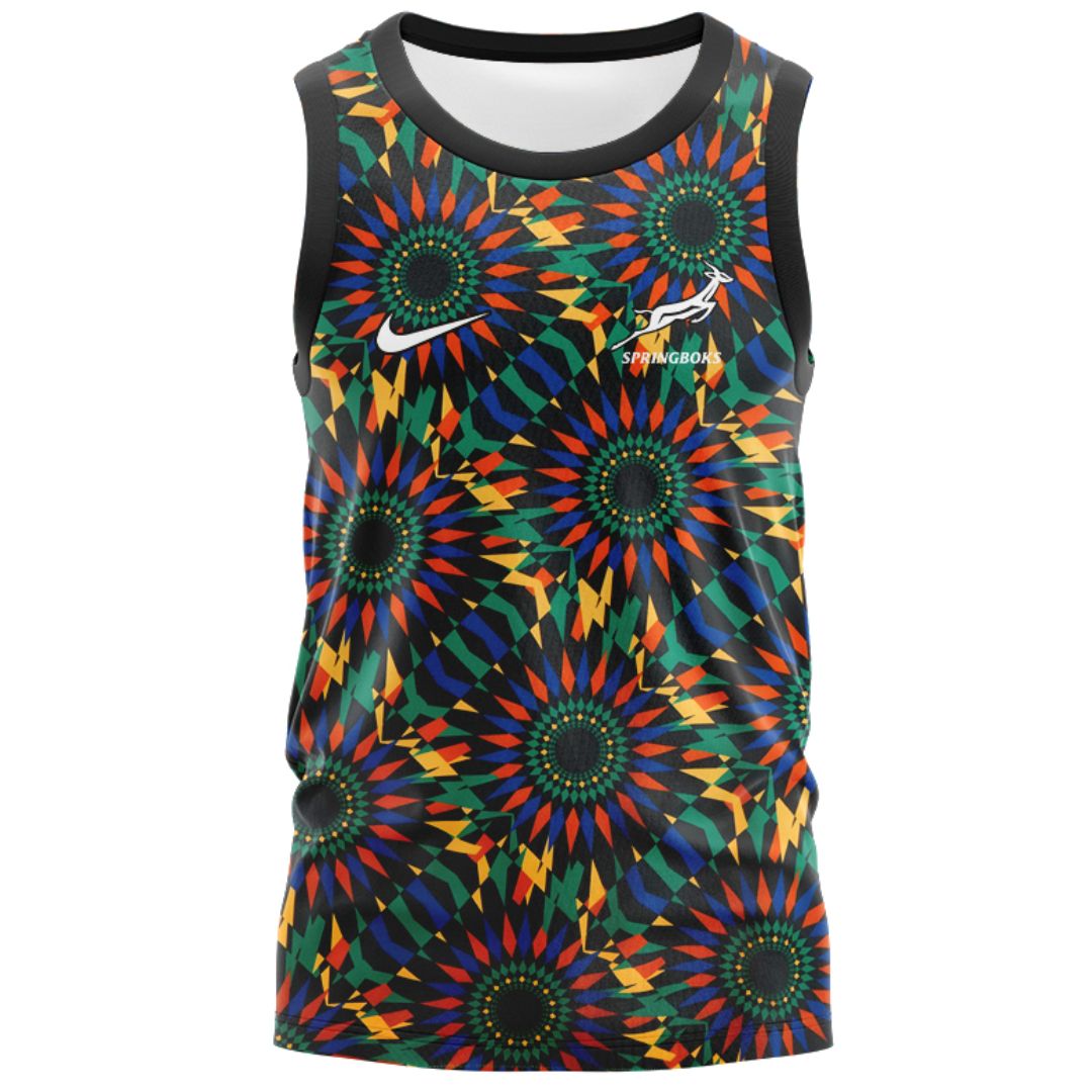 South Africa Springboks 2025 Pre Match Singlet