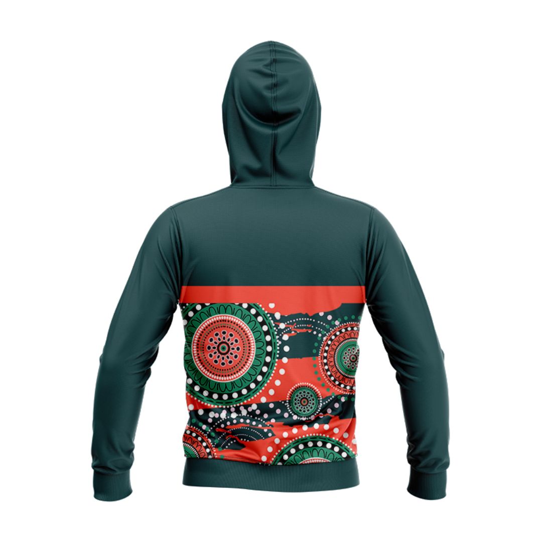 South Sydney Rabbitohs Indigenous Hoodie With Zipper