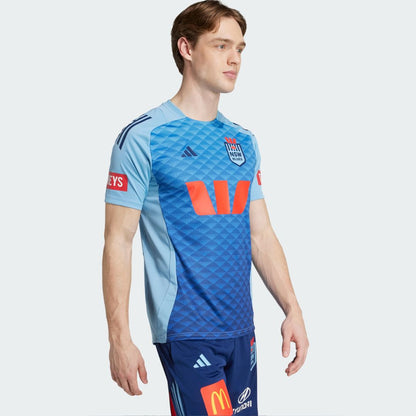 NSW Blues State Of Origin 2025 Light Blue Performance Shirt