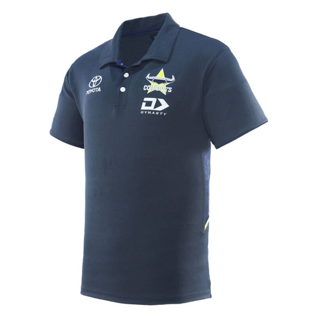 North Queensland Cowboys 2025 Charcoal Polo Shirt