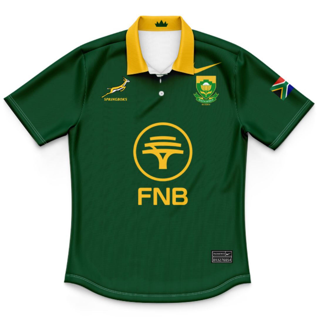 South Africa Springboks 2025/26 Kids Home Polo Shirt