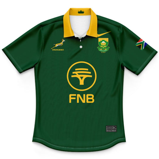 South Africa Springboks 2025/26 Kids Home Polo Shirt
