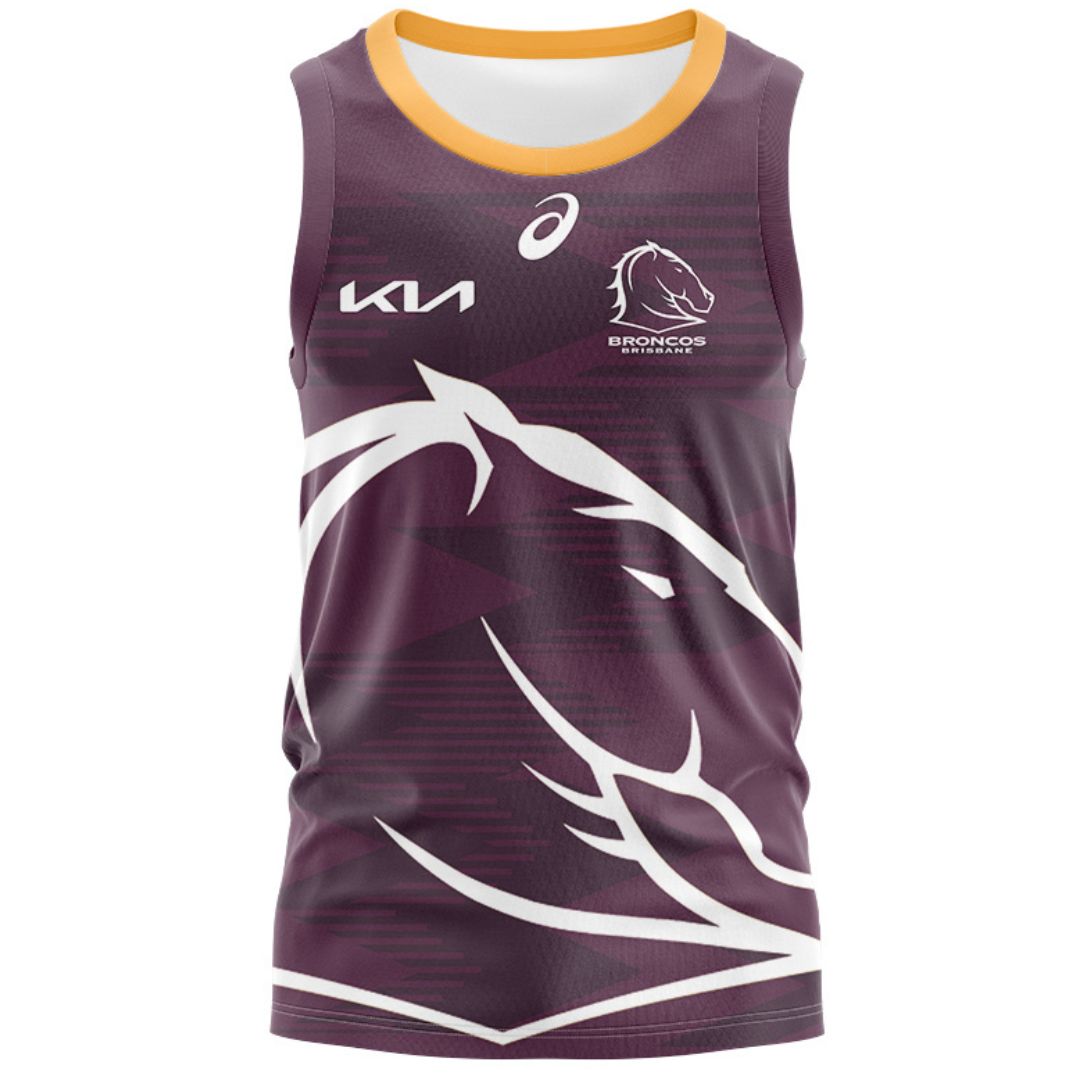 2024 Brisbane Broncos Run Out Singlet