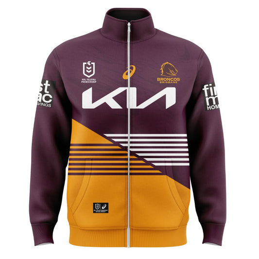 Brisbane Broncos 2024 Home Jacket with Zipper