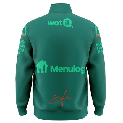 South Sydney Rabbitohs 2025 Captains Run Jacket with Zipper