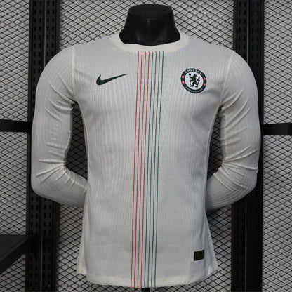 Chelsea 2025/26 Player's Edition Long Sleeve Away Jersey Shirt