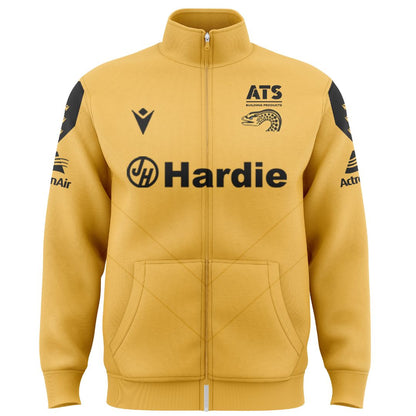 Parramatta Eels 2025 Gold Training Jacket with Zipper