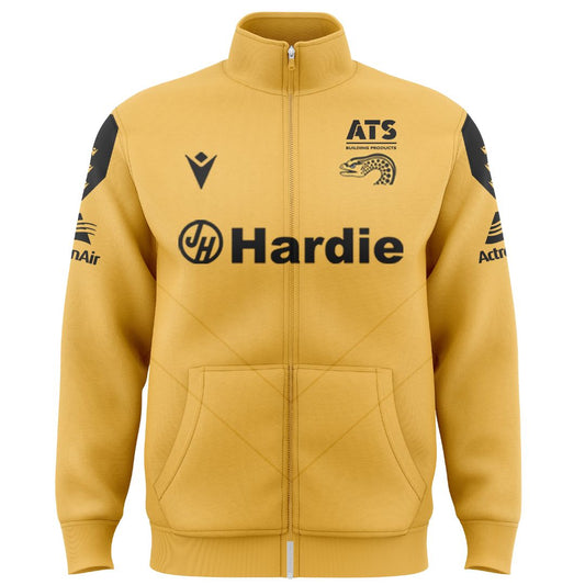 Parramatta Eels 2025 Gold Training Jacket with Zipper