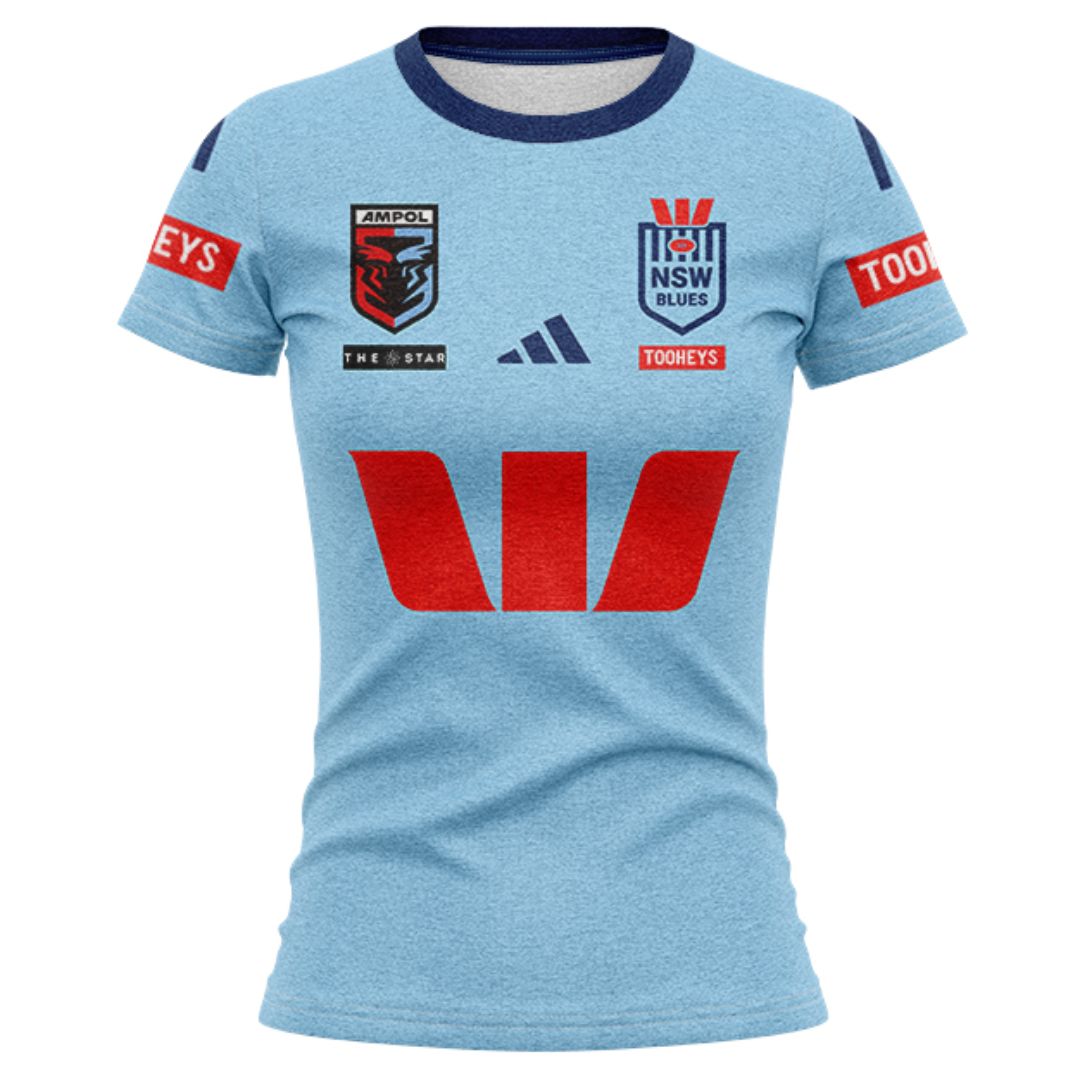 NSW Blues State Of Origin 2025 Women's Home Shirt
