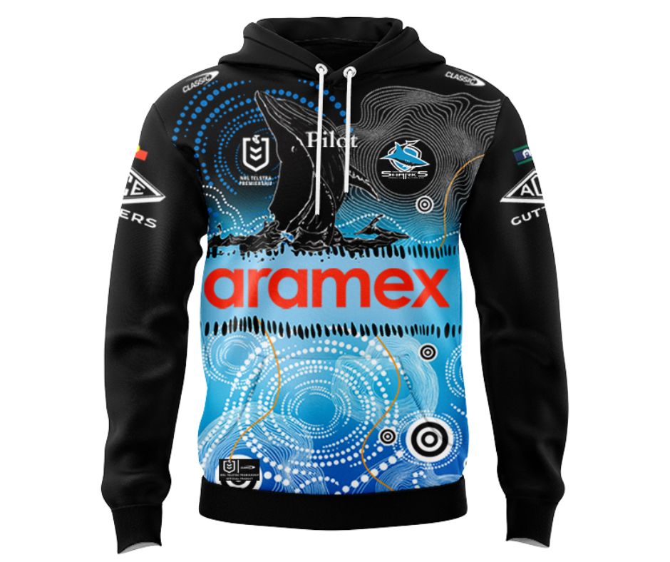 Cronulla Sutherland Sharks 2025 Indigenous Hoodie