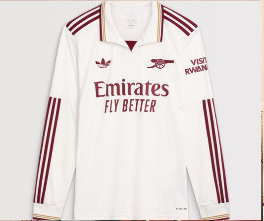 Arsenal Gunners 25/26 Player's Edition Long Sleeve Third Jersey Shirt