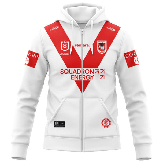 St George Illawarra Dragons 2026 Home Hoodie with Zipper