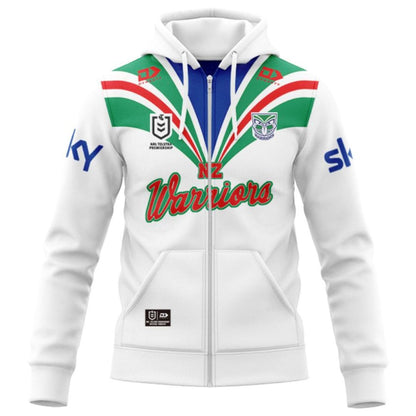 2024 New Zealand Warriors Heritage Hoodie with Zipper