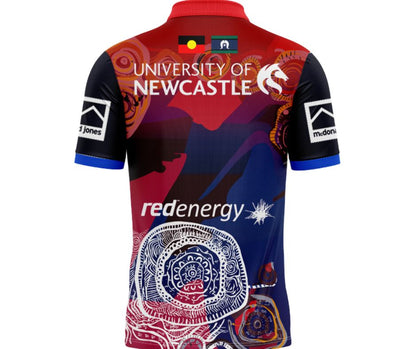 Newcastle Knights 2025 Indigenous Polo Shirt