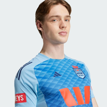 NSW Blues State Of Origin 2025 Light Blue Performance Shirt