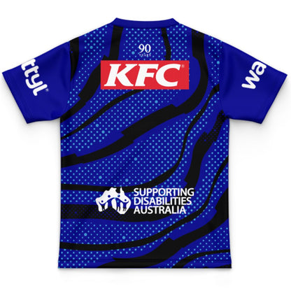 Canterbury Bankstown Bulldogs 2025 Kids Blue Training Jersey